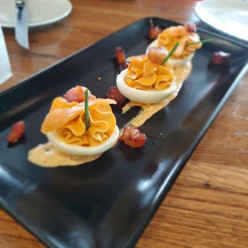 A'Bouzy - The most delicious deviled eggs ever!a must - Champagne Bars Near Me - Houston, Texas A'Bouzy - The most delicious deviled eggs ever!a must - Champagne Bars Near Me - Houston, Texas