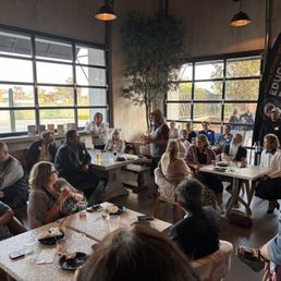 Educational fundraiser for the Oxnard School District in the main dining room of wagon wheel brewery Educational fundraiser for the Oxnard School District in the main dining room of wagon wheel brewery