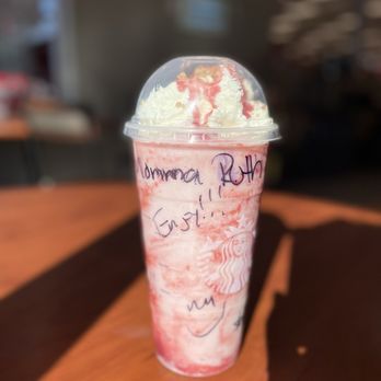 Starbucks - Strawberry shortcake Frappuccino made with sweet cream and 4 scoops of vanilla bean powder. So yummy and refreshing. A must have. - Coffee & Tea Near Me - Bossier City, Louisiana Starbucks - Strawberry shortcake Frappuccino made with sweet cream and 4 scoops of vanilla bean powder. So yummy and refreshing. A must have. - Coffee & Tea Near Me - Bossier City, Louisiana