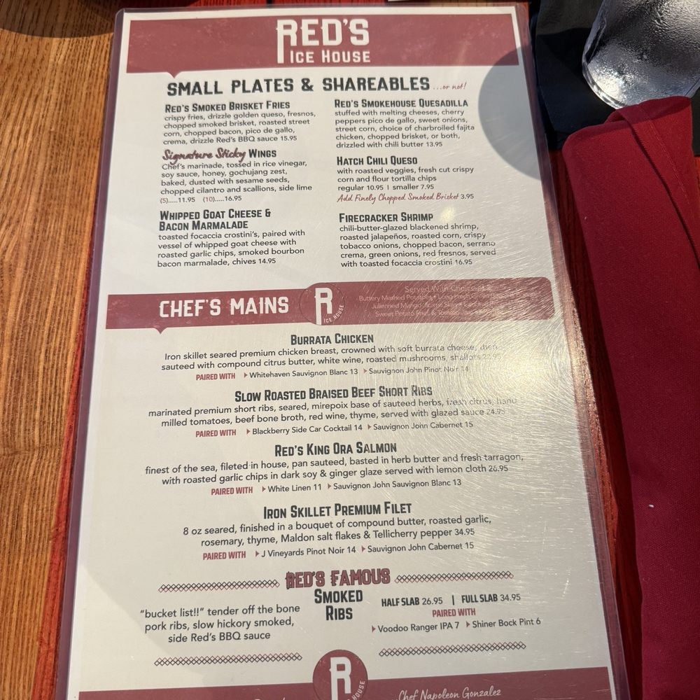 Red’s Ice House - Menu - Burgers Near Me - College Station, Texas Red’s Ice House - Menu - Burgers Near Me - College Station, Texas