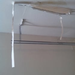 Garage paint peeling.