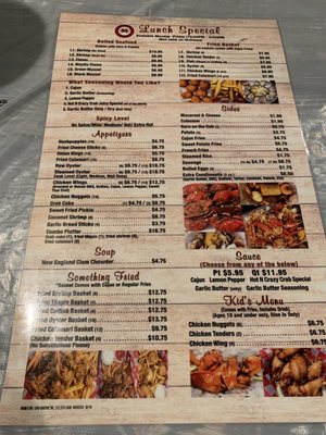 Menu photo 8 Hot N Crazy Crab Brandon, FL