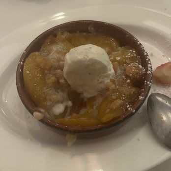 New Heights Restaurant - Peach cobbler - New American Near Me - Washington, DC, District of Columbia