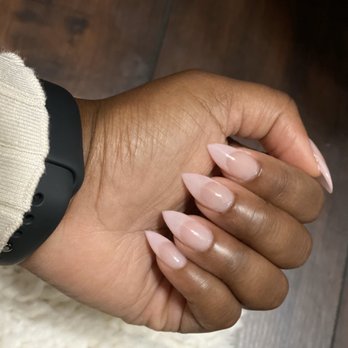 Chic Nails & Lashes - Gel - x , pink French tip. - Nail Salons Near Me - Los Angeles, California