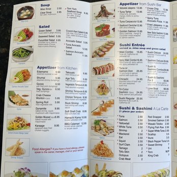 Fontana Sushi - Menu picture 3 - Sushi Bars Near Me - Centennial, Colorado