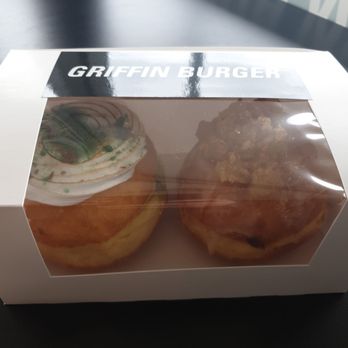 Griffin Burger - 2 delicious donuts - Burgers Near Me - Ballarat, VIC Griffin Burger - 2 delicious donuts - Burgers Near Me - Ballarat, VIC