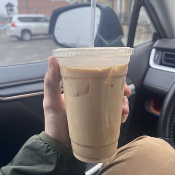 The Daily Grind - Ice Vanilla & Hazelnut Latte - Coffee & Tea Near Me - Meridian, Mississippi The Daily Grind - Ice Vanilla & Hazelnut Latte - Coffee & Tea Near Me - Meridian, Mississippi