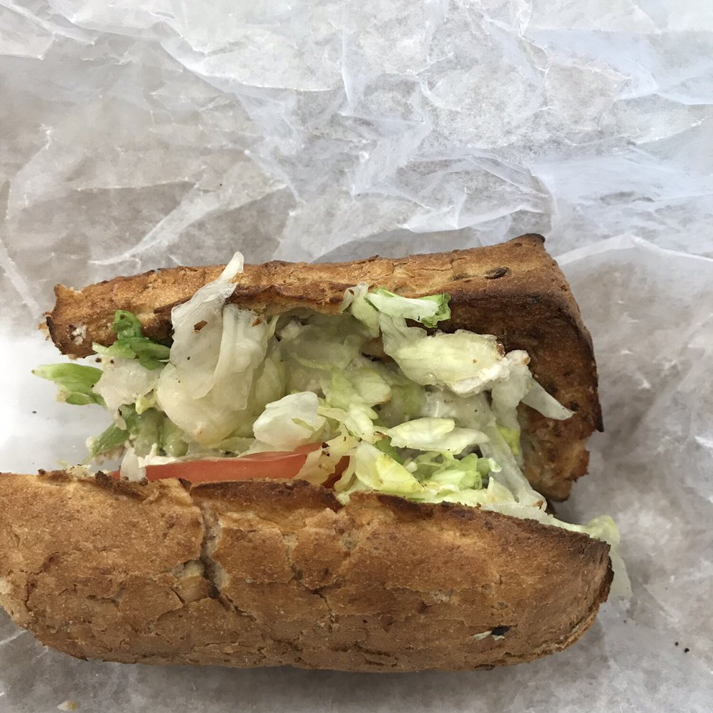 Burnt chicken salad sub - burnt & no flavor Burnt chicken salad sub - burnt & no flavor