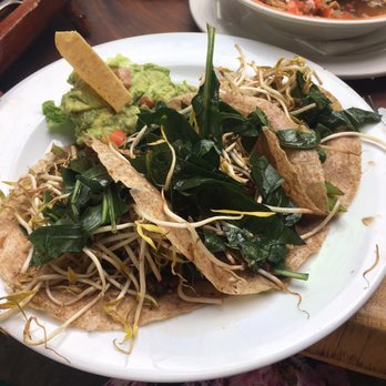 Natura - Tacos with soy sprouts - Vegetarian Near Me - Cancún, ROO
