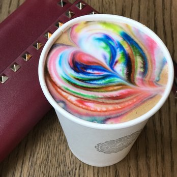Bulldog Coffee - Rainbow latte. Comes out diff everytime! - Coffee & Tea Near Me - Toronto, Ontario Bulldog Coffee - Rainbow latte. Comes out diff everytime! - Coffee & Tea Near Me - Toronto, Ontario