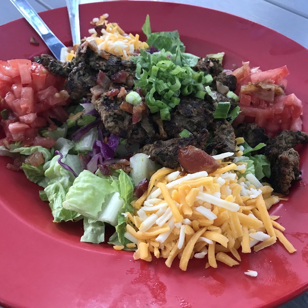 Back 40 Urban Cafe - Today's special - blackened & blue (steak salad) - $13 - Caribbean Near Me - St. Augustine, Florida