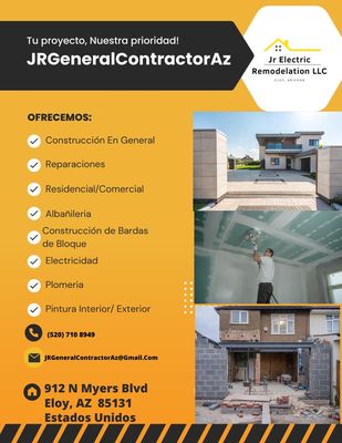 JR General Contractor Logo