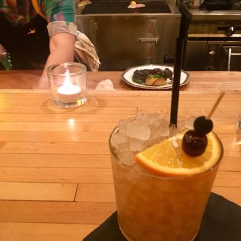 Nancy's Hustle - Sherry Cobler cocktail - New American Near Me - Houston, Texas