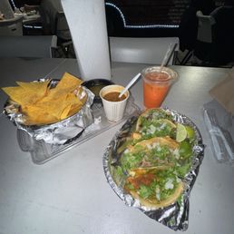 Carne asada, chorizo, chicken fajita, and carnitas tacos. Agua Fresca de melon (melon juice!) YUM Carne asada, chorizo, chicken fajita, and carnitas tacos. Agua Fresca de melon (melon juice!) YUM