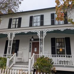 Community Settlement Historical Marker and the Rogers House, Madison
