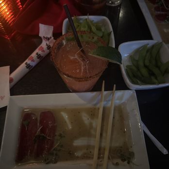 RA Sushi Bar Restaurant - SEARED TUNA* strawberry margarita - Sushi Bars Near Me - Houston, Texas