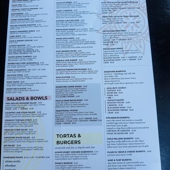 Asada Cantina + Kitchen - Main Menu - Tacos Near Me - San Clemente, California