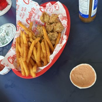 Cheeky's - Fried oyster basket - Seafood Near Me - St. Petersburg, Florida Cheeky's - Fried oyster basket - Seafood Near Me - St. Petersburg, Florida