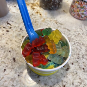 Nate & Ally's - Superman ice cream with gummy bears - Ice Cream & Frozen Yogurt Near Me - Winona, Minnesota Nate & Ally's - Superman ice cream with gummy bears - Ice Cream & Frozen Yogurt Near Me - Winona, Minnesota