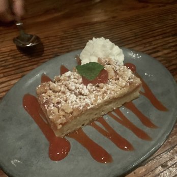 Rich Table - Peach coffee cake - New American Near Me - San Francisco, California Rich Table - Peach coffee cake - New American Near Me - San Francisco, California