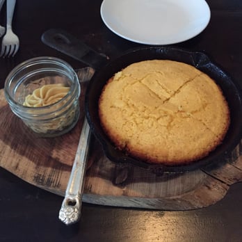 Local Feed - Skillet cornbread with sorghum butter - Southern Near Me - Georgetown, Kentucky