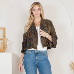 Willow Tree - We are lovin' the boho vibe that is so popular now. Wears with a pair of jeans OR a nice skirt. Versatility is our jam.