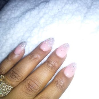 Green Leaf Nail Salon - Gel x tips ombre sprinkled glitter 58 - Nail Salons Near Me - Brooklyn, New York Green Leaf Nail Salon - Gel x tips ombre sprinkled glitter 58 - Nail Salons Near Me - Brooklyn, New York