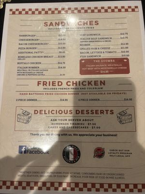 Menu photo 6 Sam & Will’s Pizzeria Racine, WI Menu photo 6 Sam & Will’s Pizzeria Racine, WI