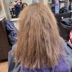 Legends Salon - Magic sleek treatment done by Dee and Nancy