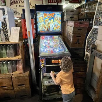Avery's Beverages - Old pinball machine in the shop - Specialty Food Near Me - New Britain, Connecticut