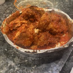 This is chicken Parmesan what happened to it, especially for the price This is chicken Parmesan what happened to it, especially for the price