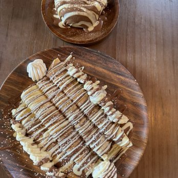 The Creperia - Classic Crepe with bananas and Cinnamon Roll Crepe - Creperies Near Me - Greer, South Carolina The Creperia - Classic Crepe with bananas and Cinnamon Roll Crepe - Creperies Near Me - Greer, South Carolina