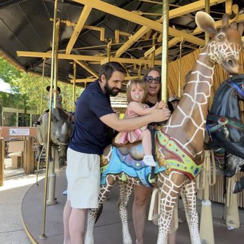 Reid Park Zoo - Carousel that we had to ride 3 times. - Zoos Near Me - Tucson, Arizona