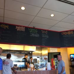 Menu board, no prices