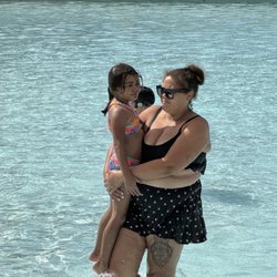 Red Oaks Waterpark - My niece and daughter having a blast!