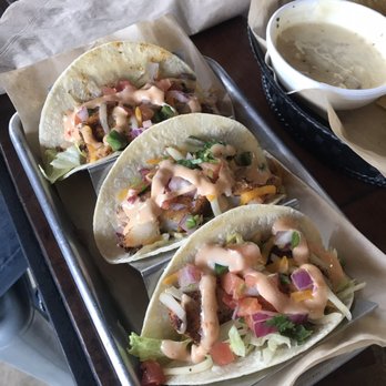 The Tipsy Oak - Blackened fish tacos on corn tortillas. - Gastropubs Near Me - Arlington, Texas The Tipsy Oak - Blackened fish tacos on corn tortillas. - Gastropubs Near Me - Arlington, Texas