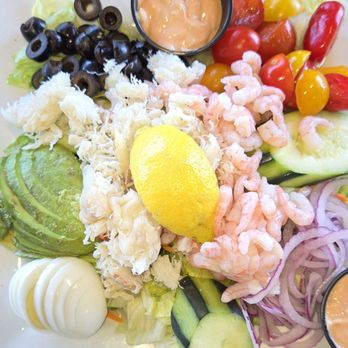 The Point Restaurant - Crab Louis combo salad. - Seafood Near Me - Rio Vista, California The Point Restaurant - Crab Louis combo salad. - Seafood Near Me - Rio Vista, California