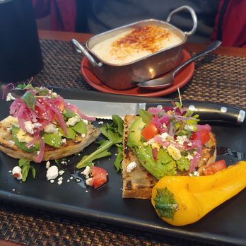 The Clinkscale - Avocado Toast with a side of grits! (Note: I am an well known build-your-own-grits kinda guy. I didn't add ANYTHING and it was delicious!) - Breakfast & Brunch Near Me - Jerome, Arizona The Clinkscale - Avocado Toast with a side of grits! (Note: I am an well known build-your-own-grits kinda guy. I didn't add ANYTHING and it was delicious!) - Breakfast & Brunch Near Me - Jerome, Arizona
