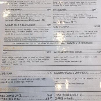 Eggslut - Menú - Burgers Near Me - Notting Hill, XGL Eggslut - Menú - Burgers Near Me - Notting Hill, XGL