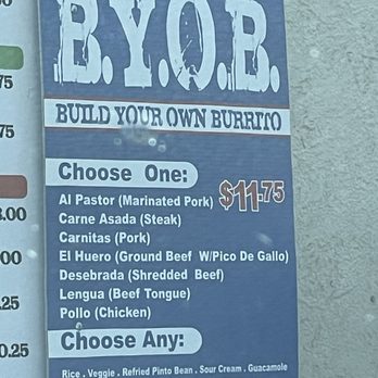 El Huero - Build Your Own Burrito menu - Mexican Near Me - Los Angeles, California El Huero - Build Your Own Burrito menu - Mexican Near Me - Los Angeles, California