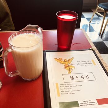 El Angel Authentic Mexican Restaurant - Large horchata = pitcher - Mexican Near Me - Springfield, Oregon
