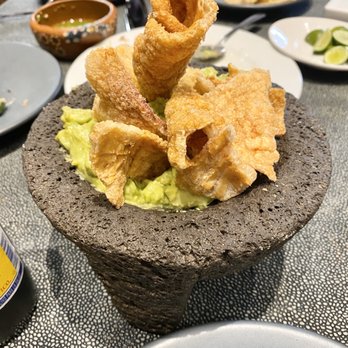 Hacienda los Laureles - Molcajete de guacamole con chicharron - Mexican Near Me - Querétaro, QUE Hacienda los Laureles - Molcajete de guacamole con chicharron - Mexican Near Me - Querétaro, QUE