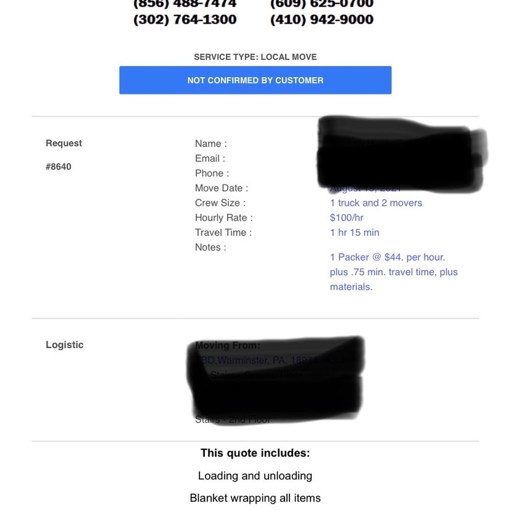 Superior Moving & Storage - Initial email quote - Movers Near Me - Philadelphia, Pennsylvania Superior Moving & Storage - Initial email quote - Movers Near Me - Philadelphia, Pennsylvania