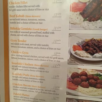 BZ Grill - Menu - Greek Near Me - Astoria, New York