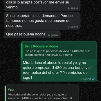 Bella Recovery Center - Conversation with assistant claiming the owner of the recovery house is a Beverly Hills doctor. Like do I care is that supposed scare me - Rehabilitation Center Near Me - Tijuana, BCN Bella Recovery Center - Conversation with assistant claiming the owner of the recovery house is a Beverly Hills doctor. Like do I care is that supposed scare me - Rehabilitation Center Near Me - Tijuana, BCN