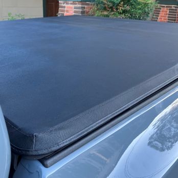 RealTruck - TonnoPro Tri-Fold Tonneau Cover installed on 2024 Nissan Frontier Pro X - Auto Parts & Supplies Near Me - Ocala, Florida RealTruck - TonnoPro Tri-Fold Tonneau Cover installed on 2024 Nissan Frontier Pro X - Auto Parts & Supplies Near Me - Ocala, Florida