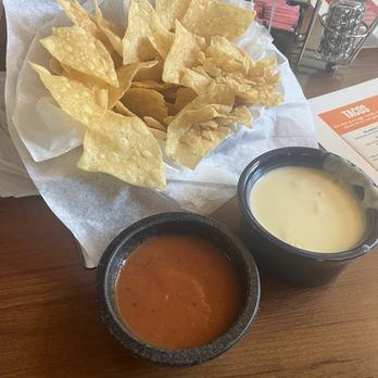 T Blanco's - Chips and queso. - Mexican Near Me - Longview, Texas
