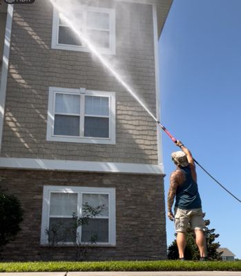 Residential Pressure Washing - Restore your home’s beauty with Butler’s Exterior Cleaning, Myrtle Beach’s top choice for residential pressure washing! Our skilled team delivers safe, effective cleaning for house exteriors, driveways, patios, fences, decks, and roofs. We use powerful, eco-friendly techniques to remove dirt, algae, mold, and stains—protecting your investment and boosting curb appeal.
Why homeowners choose us:
Licensed & insured professionals
Attention to detail, guaranteed satisfaction
Safe for all surfaces—vinyl, brick, concrete & more
Free, upfront estimates
Give your home a fresh, like-new look! Contact Butler’s Exterior Cleaning today for the best residential pressure washing services in Myrtle Beach, SC.