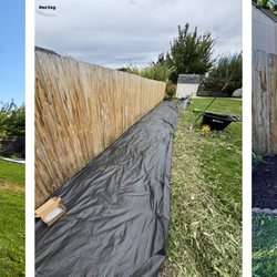 Clean Cut Repairs - Complete backyard refresh! We cleared out heavy weed growth, installed a durable weed barrier, and finished it off with a clean layer of pre