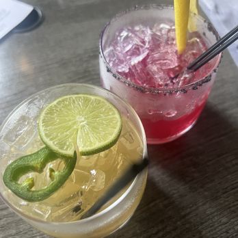 Heck’s Cafe - Tamarind Jalepeno margarita and Upbeet - New American Near Me - Beachwood, Ohio
